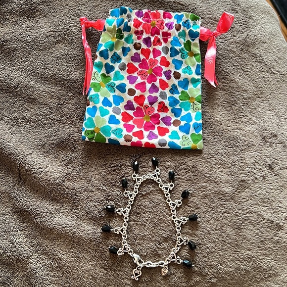 Brighton black and silver bracelet with dust cover - Picture 2 of 3